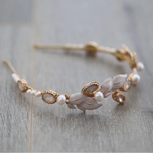 Vintage Freshwater Pearl Tiara - Picture 5 of 6